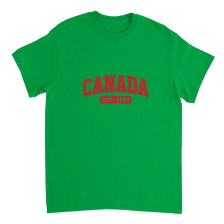 Canada Est. 1867 T-Shirt – Classic Fit, Heavyweight Cotton, Heritage Casual Wear - KPAP Canada