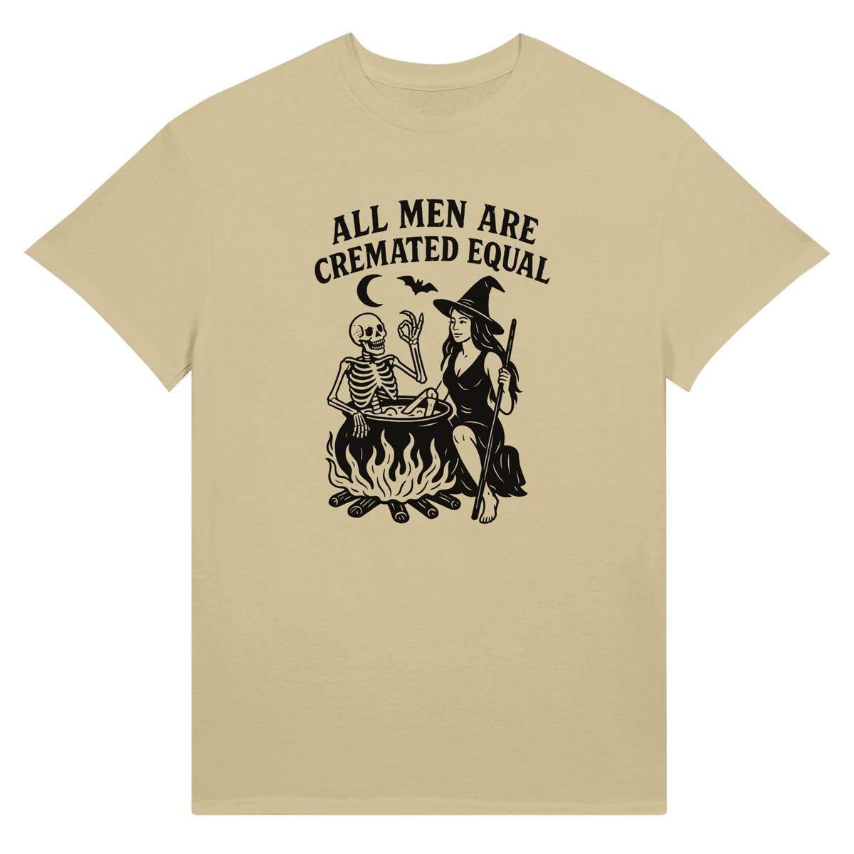 Unisex Ultra Cotton T-Shirt – All Men Are Cremated Equally Design - KPAP Canada