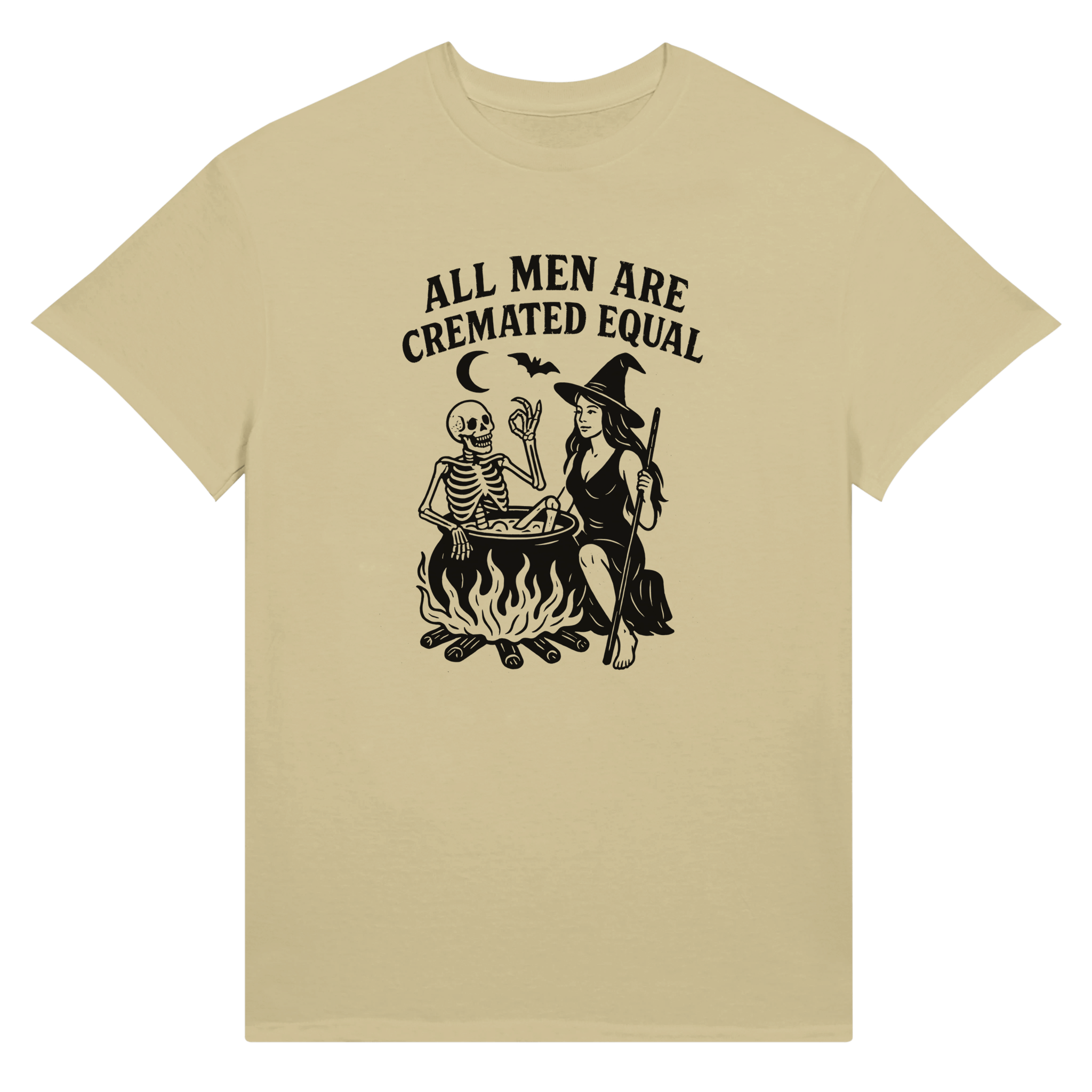 Unisex Ultra Cotton T-Shirt – All Men Are Cremated Equally Design - KPAP Canada