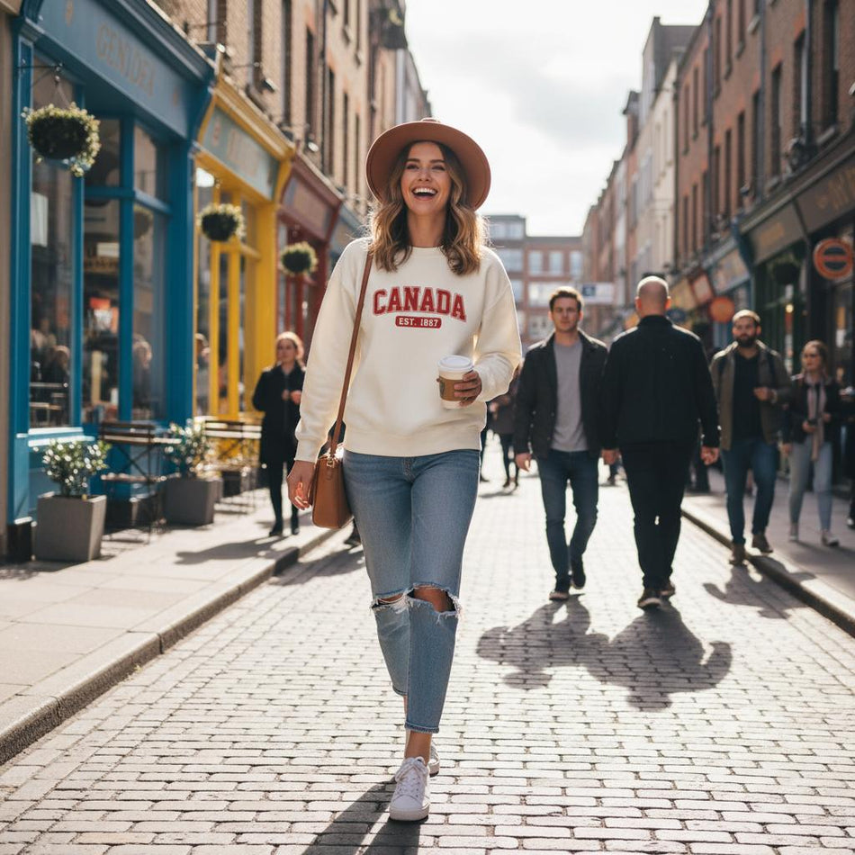 Canada Est. 1867 Heavy Blend Sweatshirt – Classic Fit and Comfort - KPAP Canada