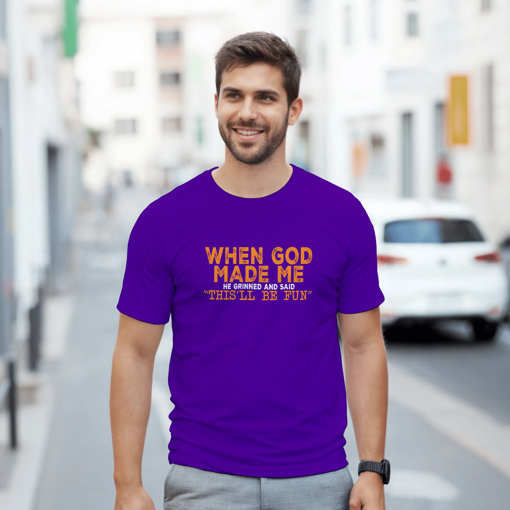 "This'll Be Fun" T-Shirt – Heavyweight Cotton, Classic Fit, Durable Casual Wear in Your Choice of Fun Hues - KPAP Canada