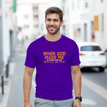 "This'll Be Fun" T-Shirt – Heavyweight Cotton, Classic Fit, Durable Casual Wear in Your Choice of Fun Hues - KPAP Canada
