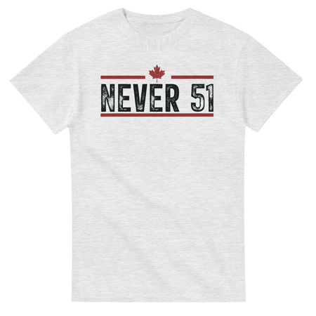 Never 51st T-Shirt – Classic Fit Heavyweight Cotton Tee - KPAP Canada