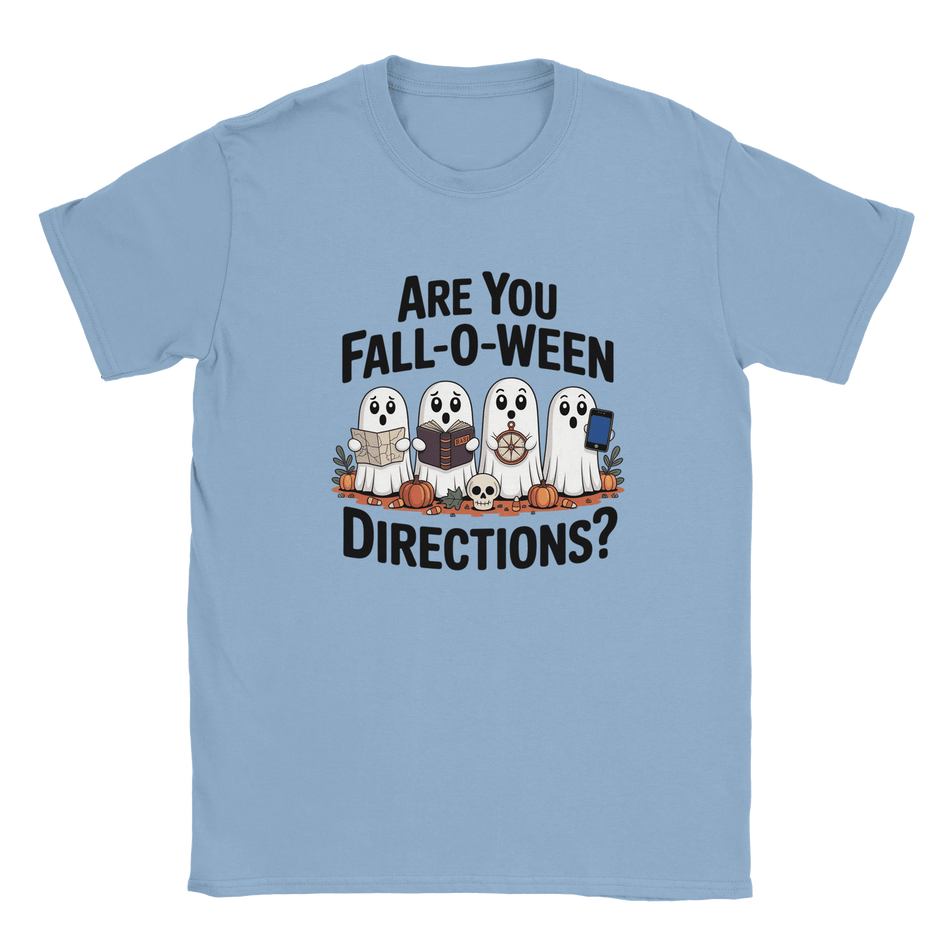 Halloween T-Shirt – Are You Fall - O - Ween Directions? Fun Design - KPAP Canada