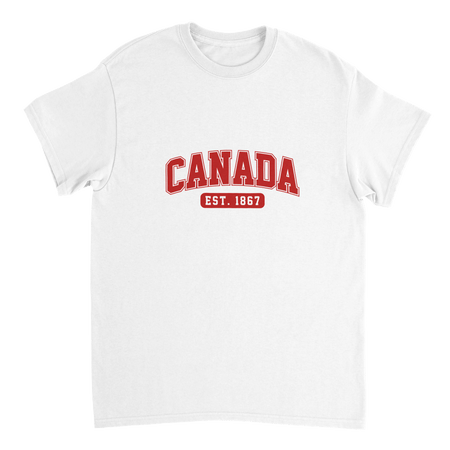 Canada Est. 1867 T-Shirt – Classic Fit, Heavyweight Cotton, Heritage Casual Wear - KPAP Canada