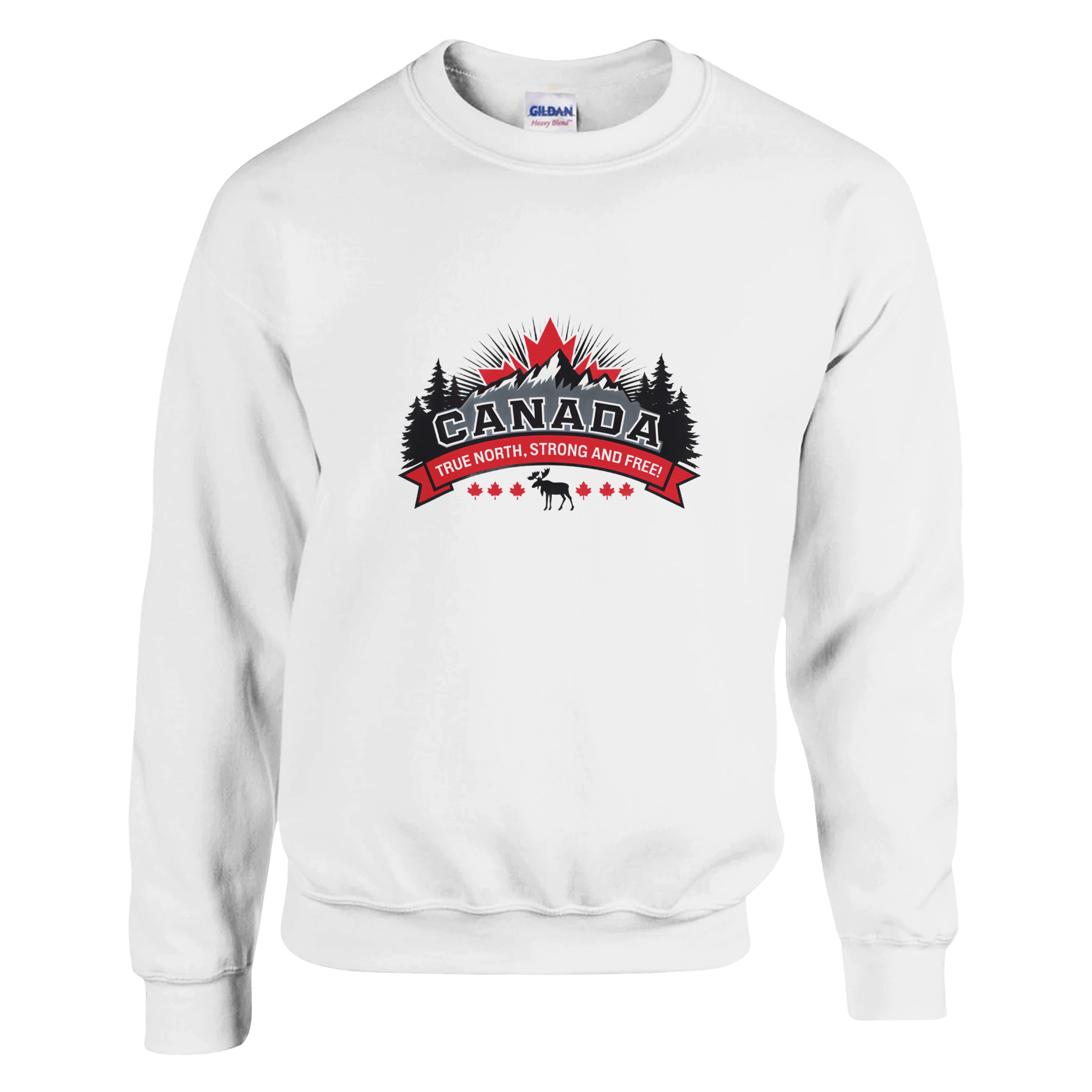 Canada True North Strong & Free Sweatshirt – Comfort Blend Design - KPAP Canada