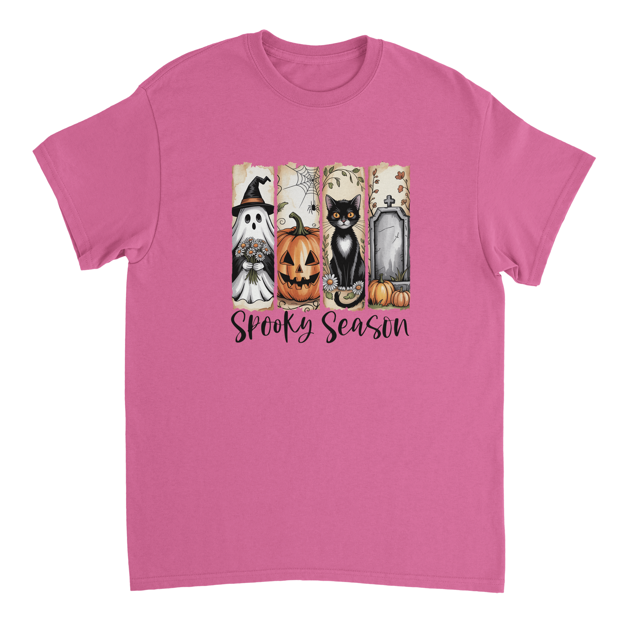 Autumn Spooks Cotton Tee – Twelve Cozy Shades for Halloween Fun - KPAP Canada