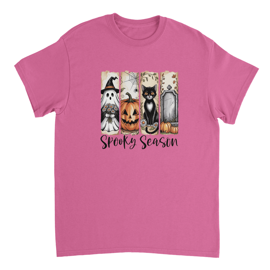 Autumn Spooks Cotton Tee – Twelve Cozy Shades for Halloween Fun - KPAP Canada