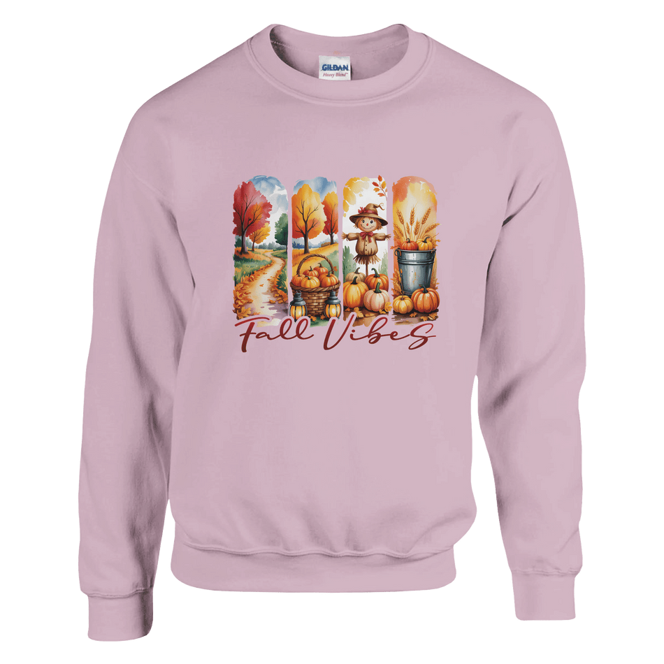 Fall Vibes Sweatshirt – Cozy 50/50 Cotton - Polyester Blend for Warmth - KPAP Canada