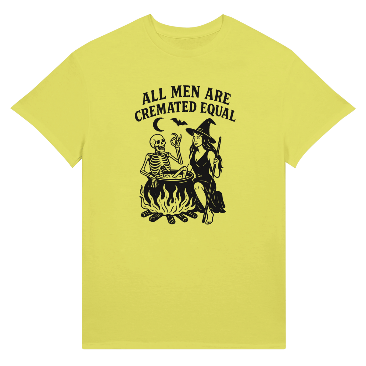 Unisex Ultra Cotton T-Shirt – All Men Are Cremated Equally Design - KPAP Canada
