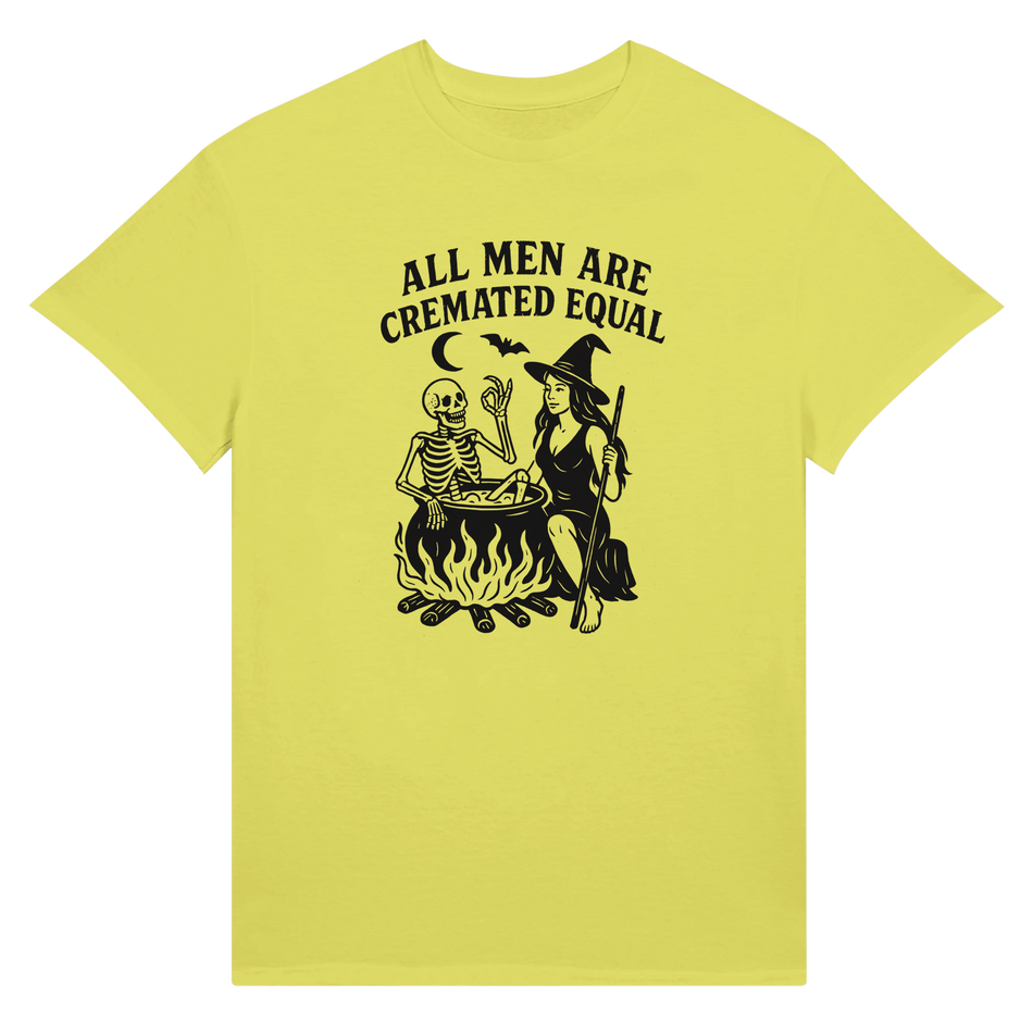 Unisex Ultra Cotton T-Shirt – All Men Are Cremated Equally Design - KPAP Canada