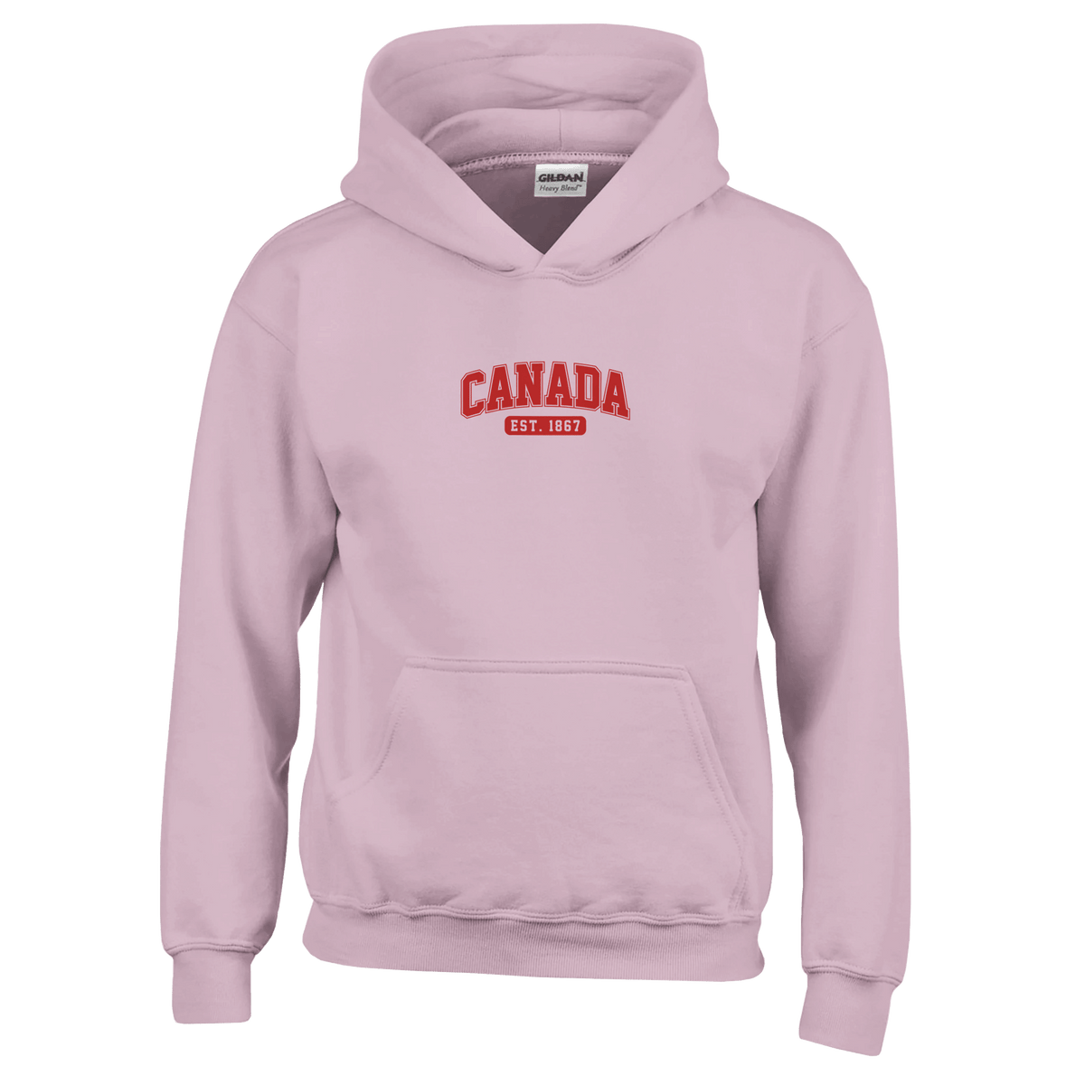 Canada Est. 1867 Kids Pullover Hoodie – Comfortable Heavy Blend Design - KPAP Canada