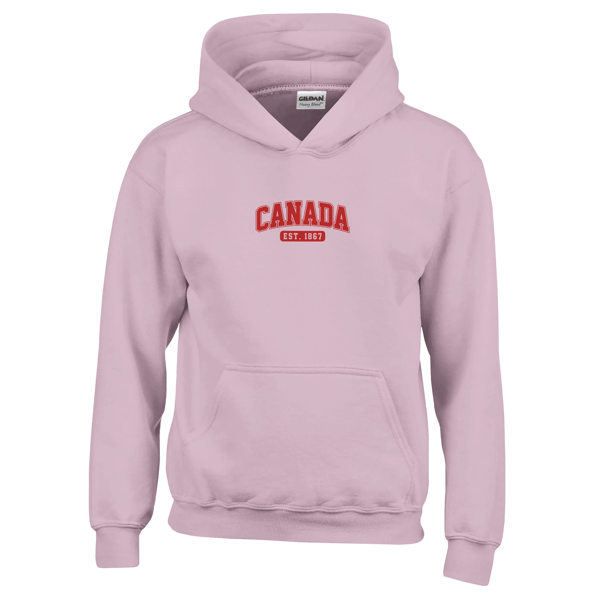 Canada Est. 1867 Kids Pullover Hoodie – Comfortable Heavy Blend Design - KPAP Canada