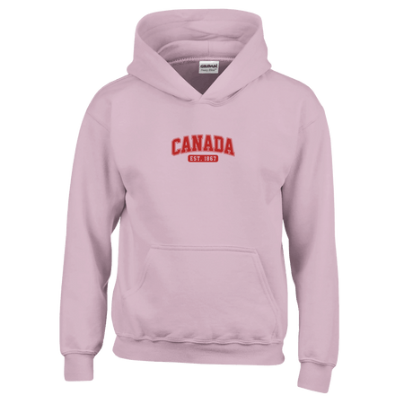 Canada Est. 1867 Kids Pullover Hoodie – Comfortable Heavy Blend Design - KPAP Canada