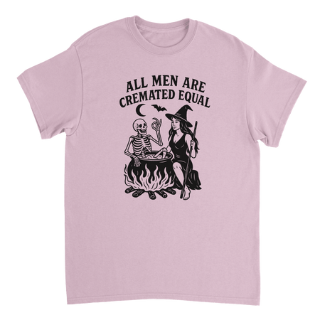 Unisex T-Shirt - All Men Are Cremated Equally - Classic Fit Cotton Tee - KPAP Canada