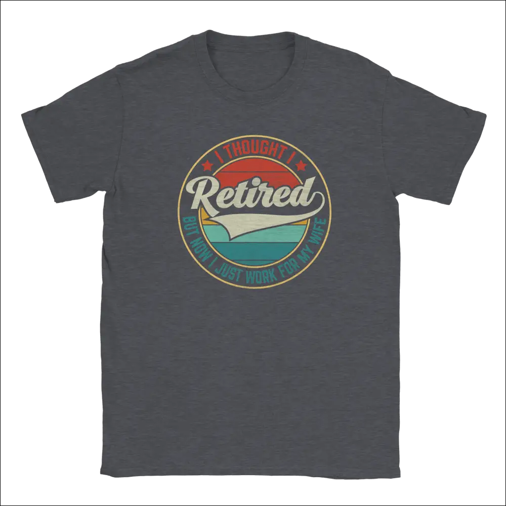 Retired unisex classic t-shirt with vintage sunset star graphic