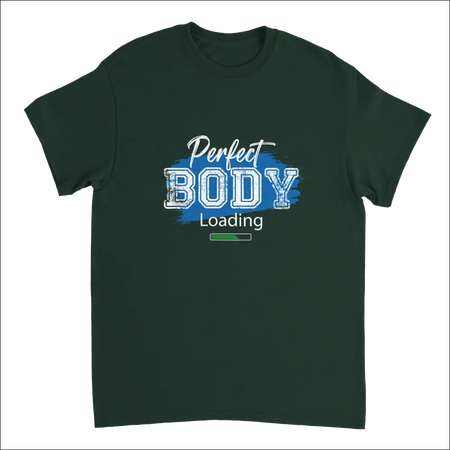 Dark green Perfect Body Loading t-shirt with bold graphic